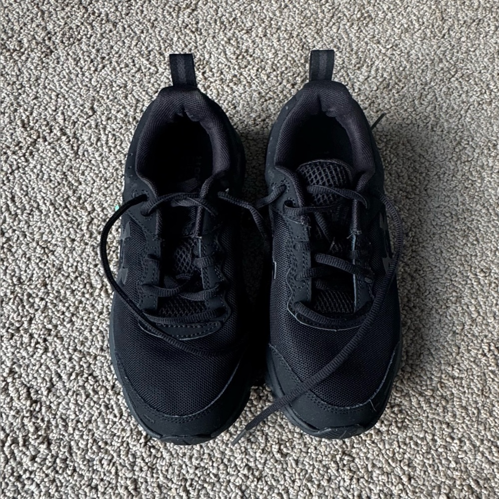 Under Armour Charged Athletic Shoes, Black